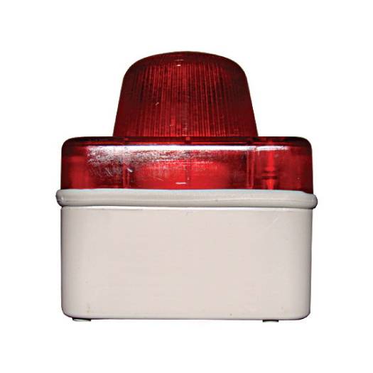 Светосигнальная арматура, патрон Е-14, IP54, красного цвета (Арт. 59601-DKC) 000111215
