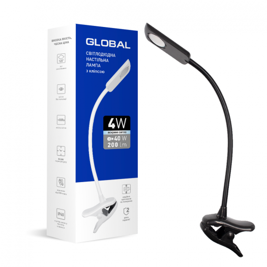 Настольная лампа GLOBAL 1-GDL-03-0441-BL 4W 4100K (1-GDL-03-0441-BL) 000118941