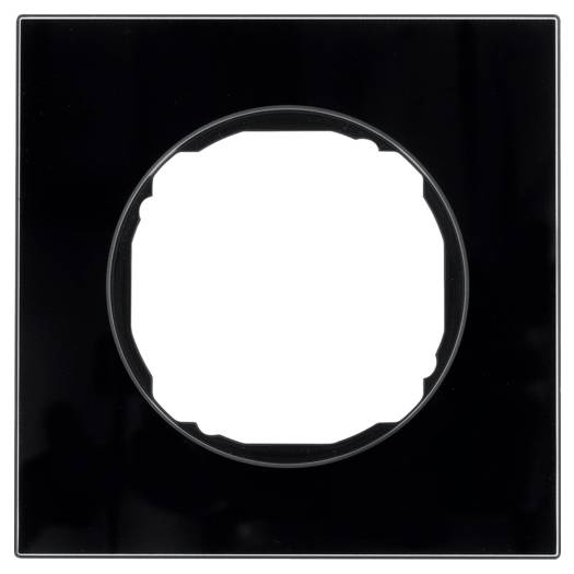 Рамка 1Х стекло черное R.8 (Арт. 10112616) 000042671