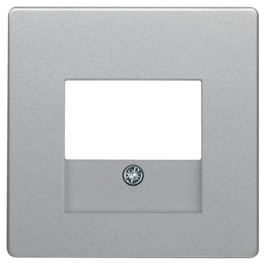 Накладка для розеток для громкоговорителей, USB-розеток, алюминий, Q.х (Арт. 10336084) 000034307