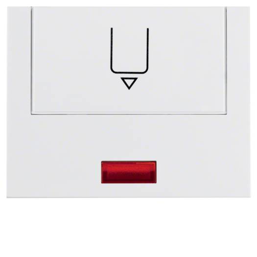 Накладка для карточного гостиничного выключателя, с линзой, полярная белизна, K.1 (Арт. 16417109) 000023303