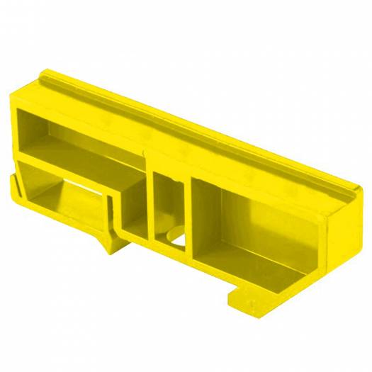Ізолятор на Din-рейку, жовтий 000126386