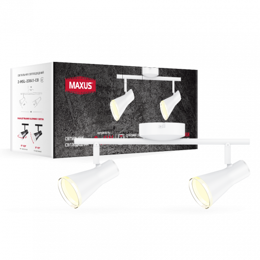 Світильник світлодіодний MSL-02C MAXUS 8W 4100K білий 000118737