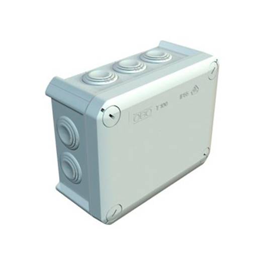 Коробка розподільча Obo Bettermann T 100, 150х116х67, IP 66, світлосіра, з кабельними вводами 000037589