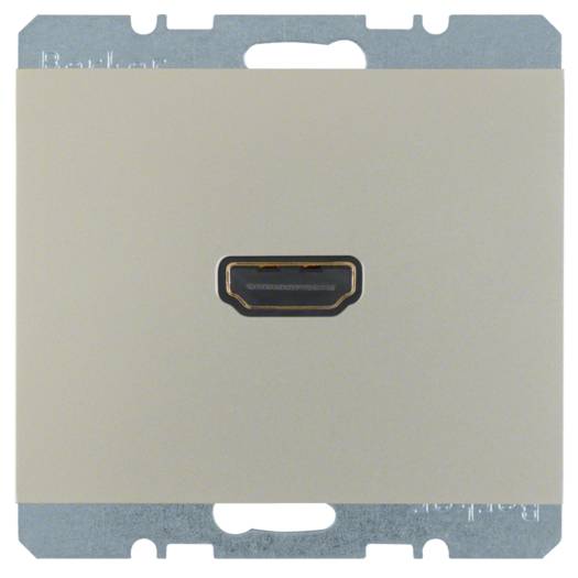 HDMI-розетка, сталевий лак, K.5 000023503