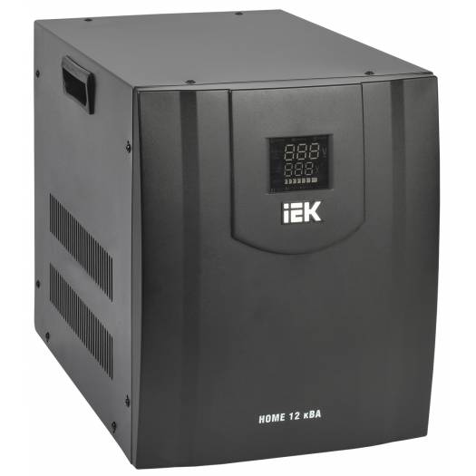 Стабилизатор напряжения Home 12 кВА, (СНР1-0-12) релейный, переносной, IEK (Арт. IVS20-1-12000) 000029527