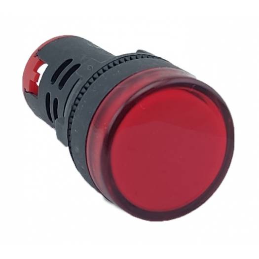 Лампа AD22DS d22mm красный 230V TNSy 000149398