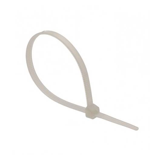 Стяжка кабельна (хомут) біла 3х60 (2,5х60мм) (100 шт) 000125118