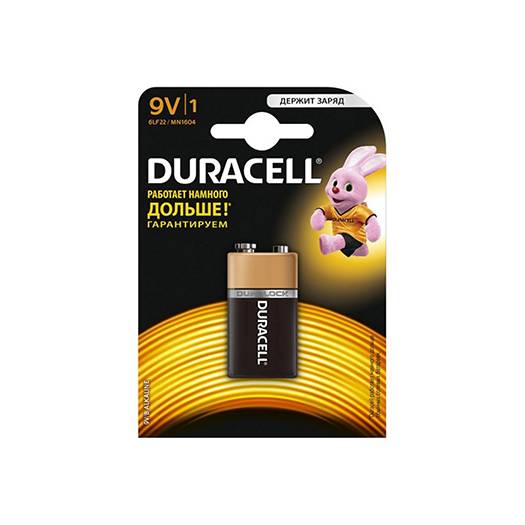 Батарейка алкалінова Duraсell 9V  6LR 61 М00000363