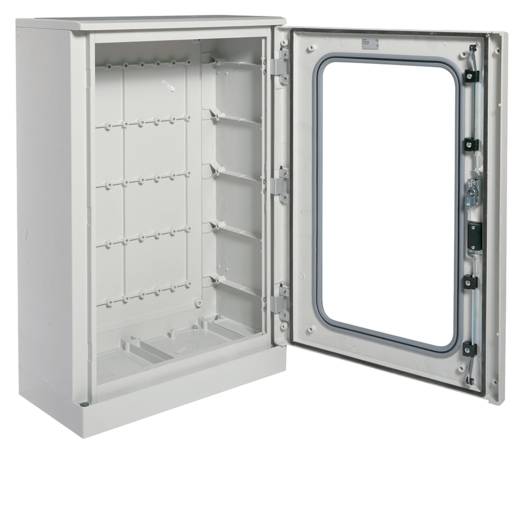 Шкаф из полиэстера с цоколем  HAGER ORION Plus, IP65, прозрачная дверца, 900X600X300мм (Арт. FL521B) 000020830