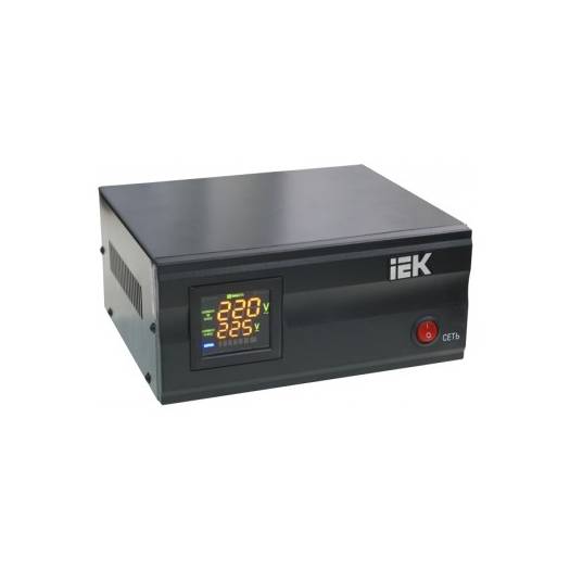 Стабилизатор напряжения СНР1-1- 0,5 кВА, электронный стационарный, IEK (Арт. IVS21-1-00500) 000029532