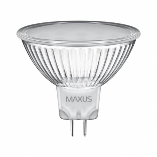 Лампа LED MR16 3W, 3000K, 220V, GU5.3, GL, Maxus (Арт. 1-LED-143) 000007744
