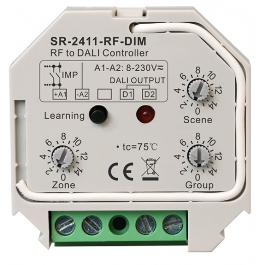 LED контролер SR-2411-RF-DIM DALI (12188) (12188) 000129823