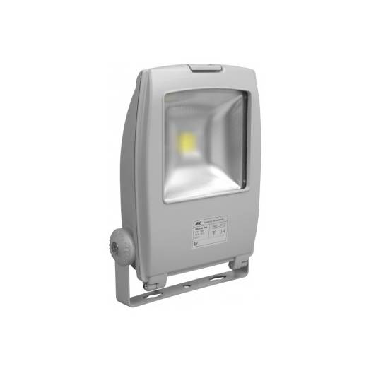 Прожектор СДО03-30 світлодіодний сірий чіп IP65 IEK 000032515