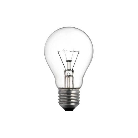 Лампа накаливания 230В, 75Вт, Е27, А50 (100) 000039491