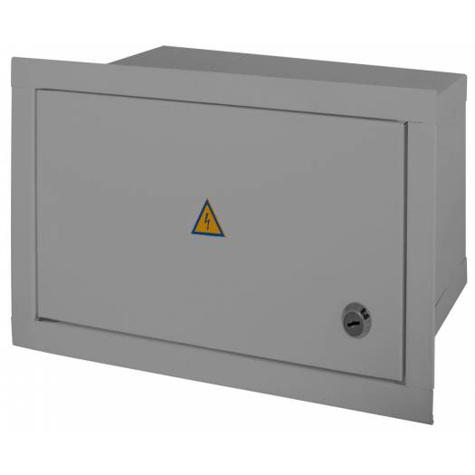 Шкаф E.NEXT e.mbox.stand.w.15.z металлический, под 15 модулей, встраиваемый, с замком (Арт. s0100022) 000015719