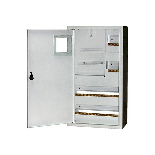 Шкаф E.NEXT e.mbox.stand.n.f3.36.z.e металлический, под трехфазный электронный счетчик, 36 модулей, навесной, с замком (Арт. s0100073) 000018679