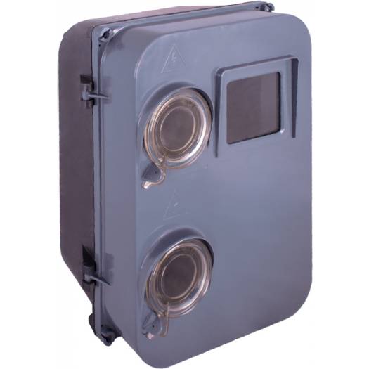 Шкаф пластиковый e.mbox.stand.plastic.n.f3, под трехфазный счетчик, навесной, с комплектом метизов (Арт. s0110003) 000015689