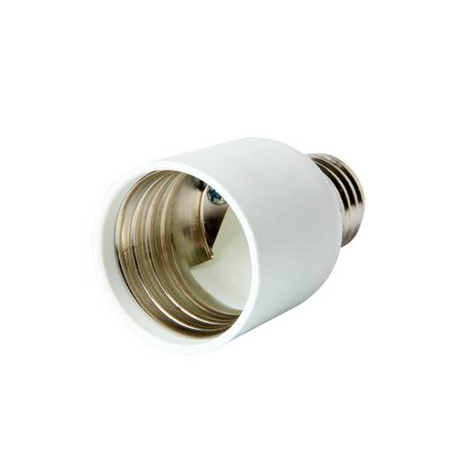 Перехідник e.lamp adapter.Е27/Е40.white, з патрону Е27 на Е40, пластиковий М00002671