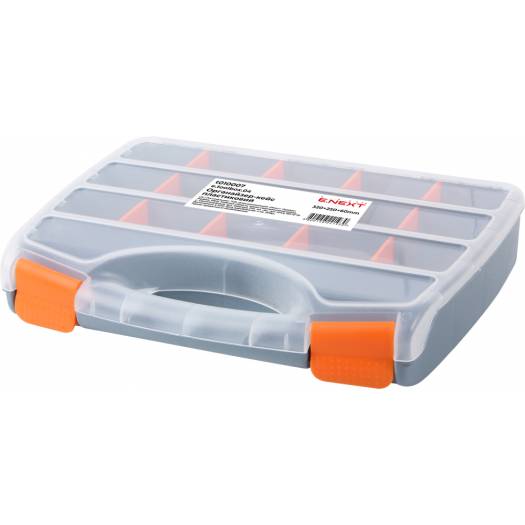 Органайзер-кейс пластиковий, e.toolbox.04, 320х250х60мм 000025726