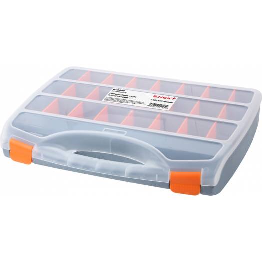 Органайзер-кейс пластиковий, e.toolbox.06, 460х360х80мм 000025728