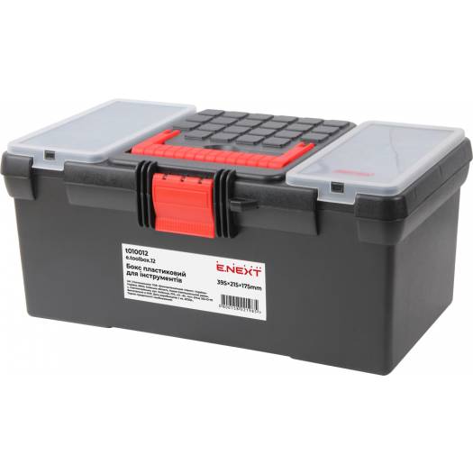 Бокс пластиковый для инструментов e.toolbox.12, 395х215х175мм (Арт. t010012) 000025734