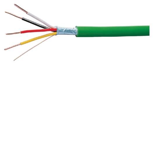 KNX-кабель 2х2х0.8 зелений, halogen free, рулон 100м 000028418