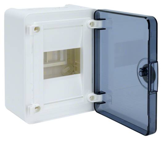 Щит внешней установки с прозрачной дверцей, 4 модуля (1х4), серия GOLF, Hager (Арт. VS104TD) 000016061
