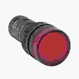 Лампа AD16DS d16mm красный 24V AC/DC TNSy