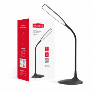 Купити Лампа настільна світлодіодна DKL 6W 4100K BK Square 1 150,00 грн