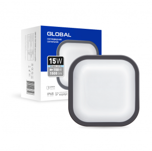Купити Світильник світлодіодний GLOBAL 1-GBH-08-1550-S 15W 5000K 340,00 грн