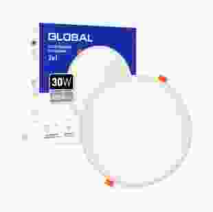 Купити Точечный врезной-накладной LED-светильник GLOBAL SP 2in1 30W, 4100K (круг) 420,00 грн