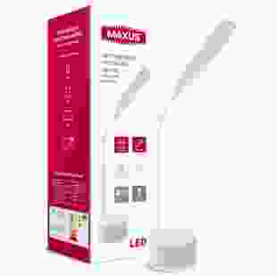 Купити Настільна лампа MAXUS DKL 8W 3000-5700K WH Sound 899,00 грн
