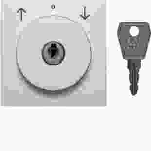 Купить Накладка с замком для жалюзийного замочного выключателя (ключ вынимается в позиции 0), полярная белая (10811909) 1 418,00 грн