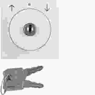 Купить Накладка с замком для жалюзийного замочного выключателя (ключ вынимается в любом положении), полярная белизна (10828989) 1 418,00 грн