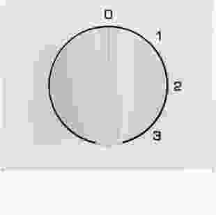 Центральная панель для 3-позиционного выключателя с 0-положением, полярная белизна, K.1 (Арт. 10877109)