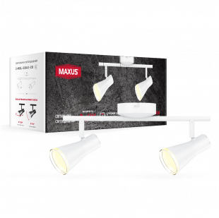 Купити Світильник світлодіодний MSL-02C MAXUS 8W 4100K білий 700,00 грн