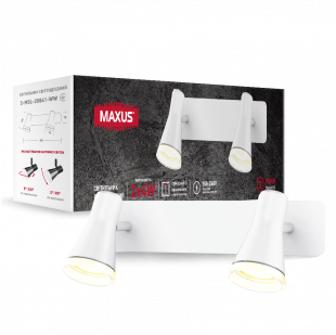 Купити Світильник світлодіодний MSL-02W MAXUS 8W 4100K білий 850,00 грн