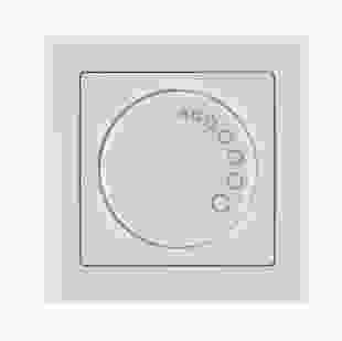 СВ01-01-0-ББ Светорегулятор поворотный с подсветкой 600W серия BOLERO (белый), IEK (Арт. EDB10-K01-10)