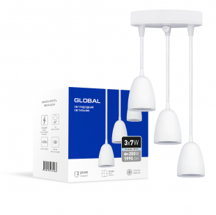 Купить Светильник светодиодный GPL-01C GLOBAL 21W 4100K белый (3-GPL-12141-CW) 970,00 грн
