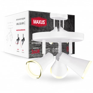 Купити Світильник світлодіодний MSL-02R MAXUS 12W 4100K білий 1 250,00 грн