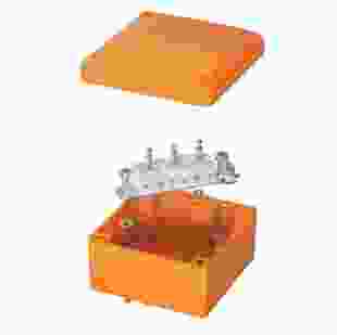 Купить Коробка ответвительная P30-P90, 100х100х50, серии FS, термопласт, с керамической клеммной колодкой 5х6мм², цвет оранжевый (Арт. FSB10506-DKC) 613,70 грн