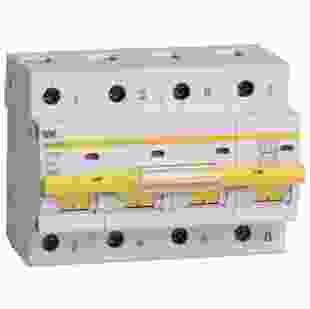 Купить Автоматический выключатель ВА47-100, 4Р, 100А, 10 кА, характеристика C, IEK (Арт. MVA40-4-100-C) 934,10 грн