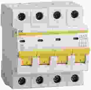 Купить Автоматический выключатель ВА47-29, 4Р, 63А, 4,5кА, характеристика C, IEK (Арт. MVA20-4-063-C) 261,50 грн
