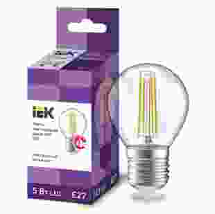 Купить Лампа LED G45 шар прозорачная 5Вт, 230В, 4000К, E27 серия 360°, IEK (Арт. LLF-G45-5-230-40-E27-CL) 42,80 грн