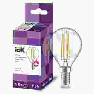 Купить Лампа LED G45 шар прозорачная 5Вт, 230В, 3000К, E14 серия 360°, IEK (Арт. LLF-G45-5-230-30-E14-CL) 42,80 грн