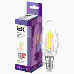Купить Лампа LED CT35 свеча витая 7Вт, 230В, 4000К, E27 серия 360°, IEK (Арт. LLF-CT35-7-230-40-E27-CL) 46,60 грн