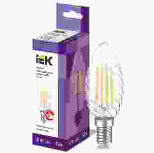 Купить Лампа LED CT35 свеча витая 5Вт, 230В, 4000К, E14 серия 360°, IEK (Арт. LLF-CT35-5-230-40-E14-CL) 46,00 грн