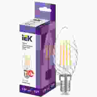 Купить Лампа LED CT35 свеча витая 5Вт, 230В, 3000К, E27 серия 360°, IEK (Арт. LLF-CT35-5-230-30-E27-CL) 45,10 грн