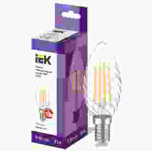 Купить Лампа LED CT35 свеча витая 5Вт, 230В, 3000К, E14 серия 360°, IEK (Арт. LLF-CT35-5-230-30-E14-CL) 44,10 грн